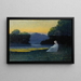 Nella tranquillità della sera - Alphonse Osbert — quadro incorniciato alla parete