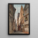 Riproduzione del dipinto Paesaggio urbano - Alphonse Pecquereau