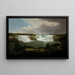 Vista generale delle cascate del Niagara - Alvan Fisher — quadro incorniciato alla parete