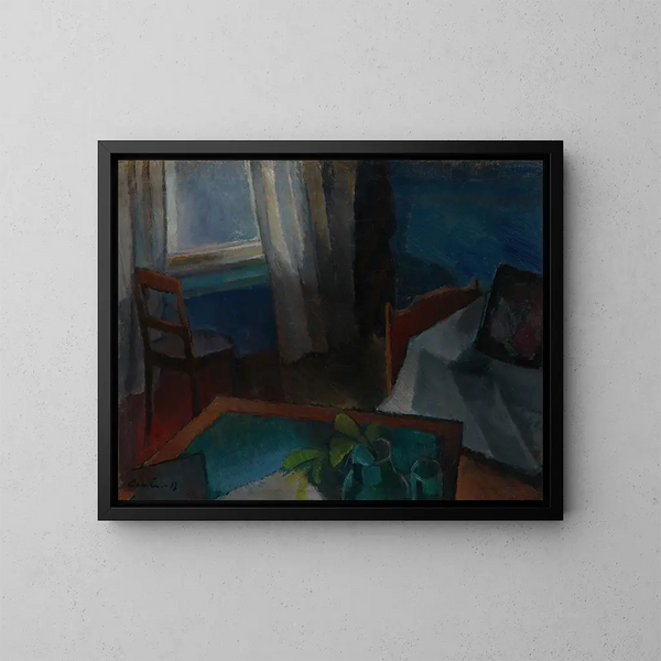 Interno - Alvar Cawén — quadro incorniciato alla parete