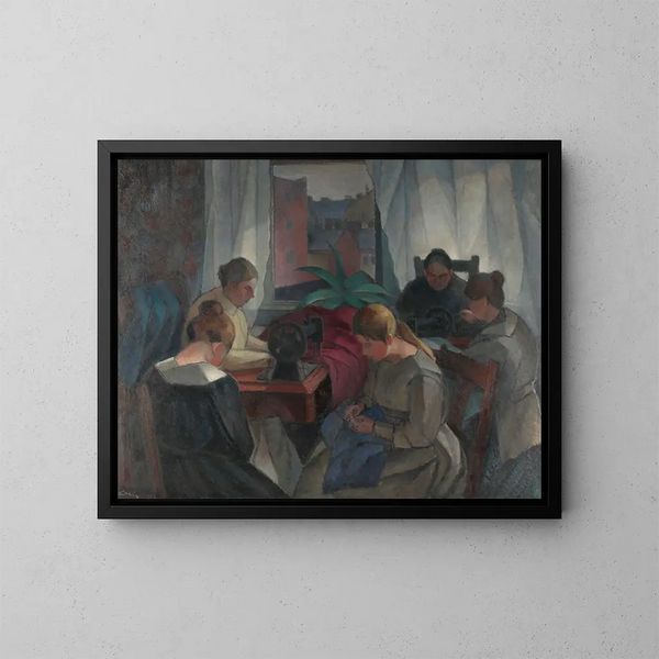 Couturière - Alvar Cawén — quadro incorniciato alla parete
