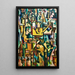 Vibrations métalliques splendore geometrico meccanico - Amadeo de Souza-Cardoso — quadro incorniciato alla parete