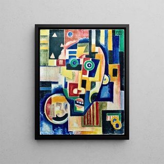 Amadeo de SouzaCardoso - Promontory Head Indigo Seas of Ossian Rose Orange.webp