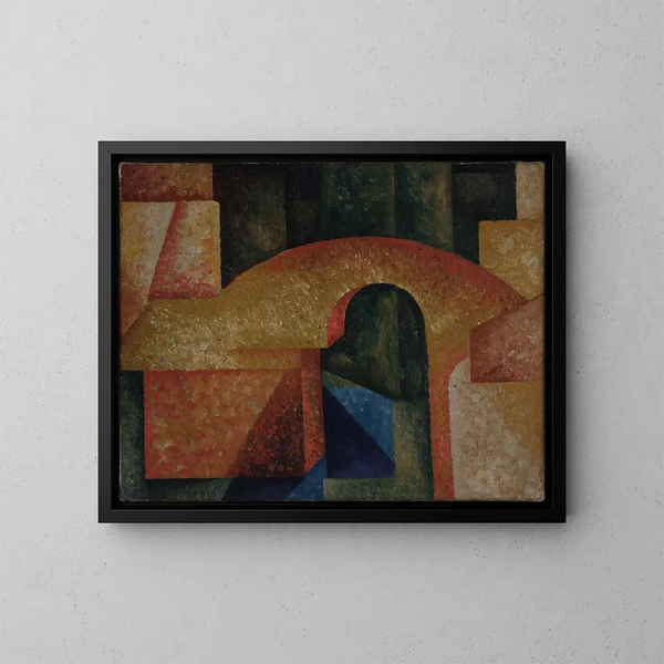 Ponte senza titolo - Amadeo de Souza-Cardoso — quadro incorniciato alla parete