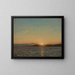 Tramonto serale a Hvaler - Amaldus Nielsen — quadro incorniciato alla parete