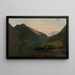 Atmosfera della sera a Fjærland - Amaldus Nielsen — quadro incorniciato alla parete