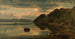 Atmosfera della sera Skogsfjord Mandal - Amaldus Nielsen — vista dell’opera
