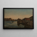 Giorno che si conclude a Lindesnes - Amaldus Nielsen — quadro incorniciato alla parete
