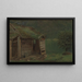 Ferme a Balestrand - Amaldus Nielsen — quadro incorniciato alla parete