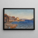 Mattino a Ny-Hellesund - Amaldus Nielsen — quadro incorniciato alla parete