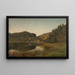 Da Tjerndalen vicino a Risør - Amaldus Nielsen — quadro incorniciato alla parete