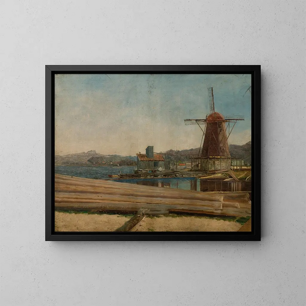 Le Garveriet de Mandal - Amaldus Nielsen — quadro incorniciato alla parete