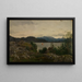 Gjermundshavn Hardanger - Amaldus Nielsen — quadro incorniciato alla parete
