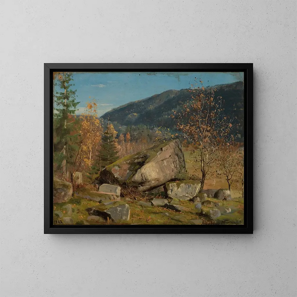 Hstdag Bjelland Mandal - Amaldus Nielsen — quadro incorniciato alla parete
