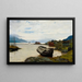 Jaktevrak lve - Amaldus Nielsen — quadro incorniciato alla parete