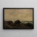 Atmosfera di pioggia - Amaldus Nielsen — quadro incorniciato alla parete