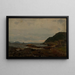 Atmosfera di pioggia a Bømlo - Amaldus Nielsen — quadro incorniciato alla parete