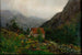 Atmosfera di pioggia a Rosendal - Amaldus Nielsen — vista dell’opera
