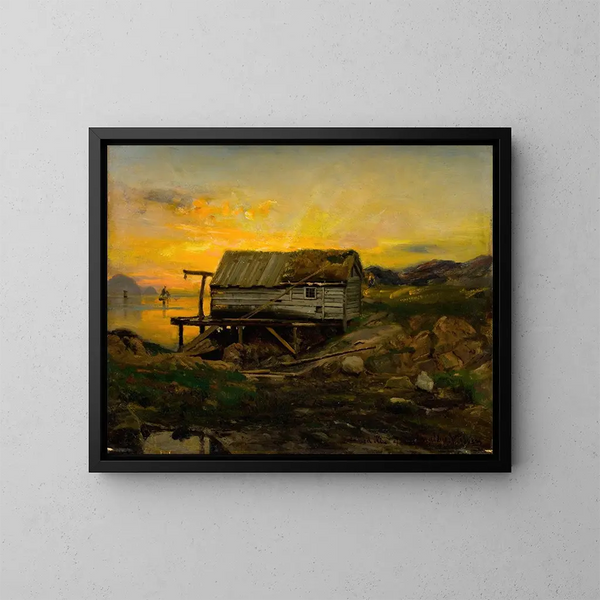 Salterier Kinn - Amaldus Nielsen — quadro incorniciato alla parete
