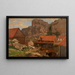 Solsvik Bergen - Amaldus Nielsen — quadro incorniciato alla parete