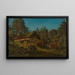 Étable d'été - Amaldus Nielsen — quadro incorniciato alla parete