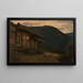 Notte d'estate a Setesdal - Amaldus Nielsen — quadro incorniciato alla parete