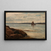 Paesaggio costiero a Hvaler - Amaldus Nielsen — quadro incorniciato alla parete