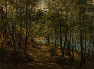 La forêt des loups Mandal - Amaldus Nielsen — vista dell’opera