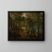 La forêt des loups Mandal - Amaldus Nielsen — quadro incorniciato alla parete