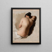 Studio di atto - Amalia Lindegren — quadro incorniciato alla parete