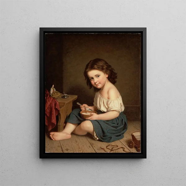 Colazione - Amalia Lindegren — quadro incorniciato alla parete