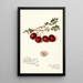 Vaccinium macrocarpon Metallic Bell - Amanda Almira Newton — quadro incorniciato alla parete
