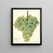 Vitis Clarette à Gros Grains - Amanda Almira Newton — quadro incorniciato alla parete