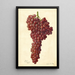 Riproduzione del dipinto Vitis Sultanina Rosea - Amanda Almira Newton