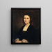 Ritratto di Athnas Mialaret 1826-1899 moglie di Michelet - Amandine Parrot — quadro incorniciato alla parete