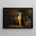 Dietro la menagerie - Amandus Faure — quadro incorniciato alla parete