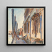 Ancoraggi delle gondole sul Canal Grande - John Singer Sargent — quadro incorniciato alla parete