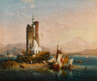 Muscat, Oman - Ambroise Louis Garneray — vista dell’opera