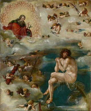 Ambrosius Holbein - Christ Interceding with God the Father.webp