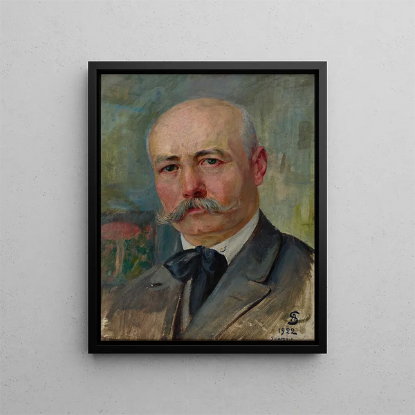 Autoritratto - Ambroży Sabatowski — quadro incorniciato alla parete