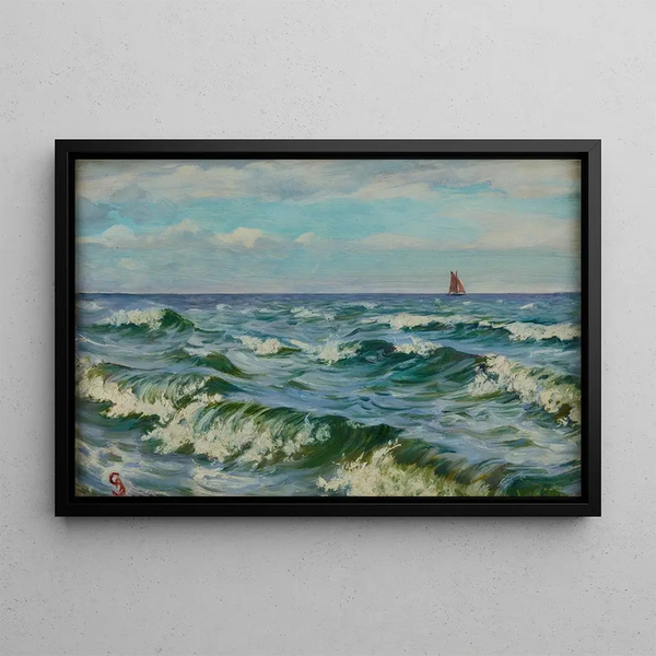 Giorno ventoso - Ambroży Sabatowski — quadro incorniciato alla parete