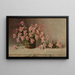 Nature morte con rose roses - Amédée Joullin — quadro incorniciato alla parete