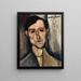 Un uomo - Amedeo Modigliani — quadro incorniciato alla parete