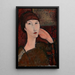 Riproduzione del dipinto Adrienne, donna con frangia - Amedeo Modigliani