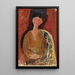 Riproduzione del dipinto Beatrice Hastings seduta - Amedeo Modigliani