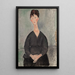 Riproduzione del dipinto Cantante di caffè - Amedeo Modigliani
