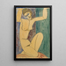 Cariatide - Amedeo Modigliani — quadro incorniciato alla parete