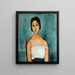 Christine - Amedeo Modigliani — quadro incorniciato alla parete