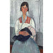 Riproduzione del dipinto Donna gitana con bambino - Amedeo Modigliani
