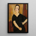 Riproduzione del dipinto Madame Amédée Femme con sigaretta - Amedeo Modigliani